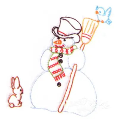 Quilt Block Set Snowman