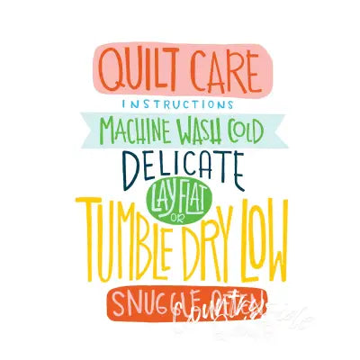 Quilt Care - Art Print