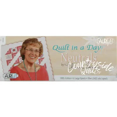 Quilt In A Day Thread Collection by Eleanor Burns 50wt 6 Large Spools