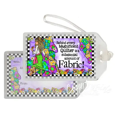 Quilt Fabric Bag  Tag
