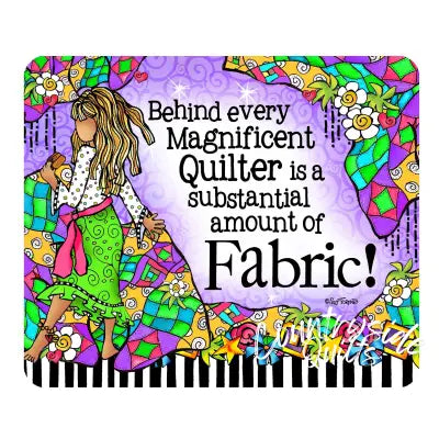 Quilt Fabric Mouse Pad