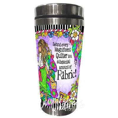 Quilt Fabric Stainless Steel Tumbler