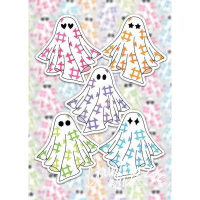 Quilt Ghost Stickers 5pk