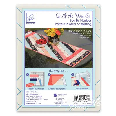 Quilt As You Go Jakarta Table Runner