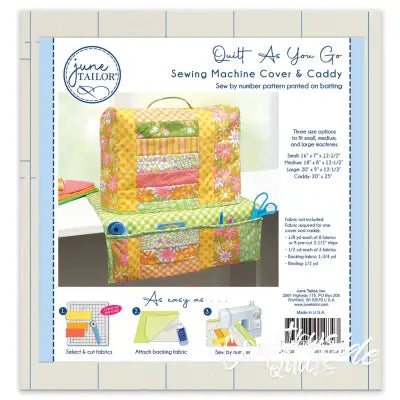 Quilt As You Go Sewing Machine Cover/Caddy