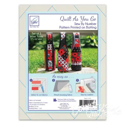 Quilt As You Go Wine Totes