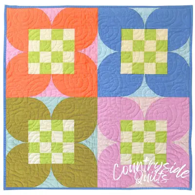 Quilt Kit Checkered Flower