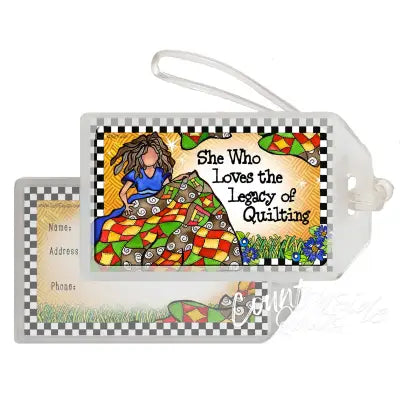 Quilt Legacy Luggage Tag