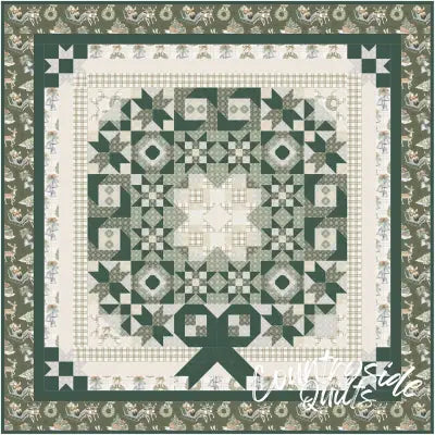 Quilt Panel Sample Home for the Holidays