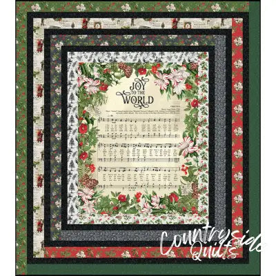 Quilt Panel Sample Joy to the World