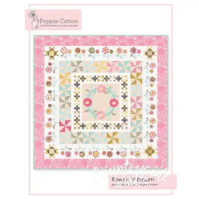 Quilt Pattern Bloom True Flowers in Bloom. Intermediate to advanced.