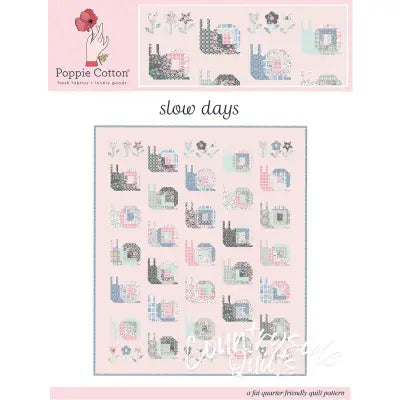 Quilt Pattern Le Petit Escargot Slow Days 56in x 66in