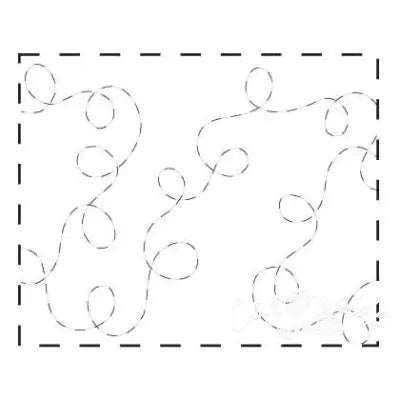 Quilt Pattern On A Roll Wide Loops 9 1/2in x 26'