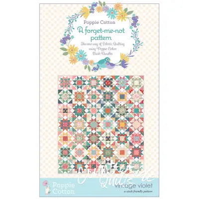 Quilt Pattern Vintage Violet