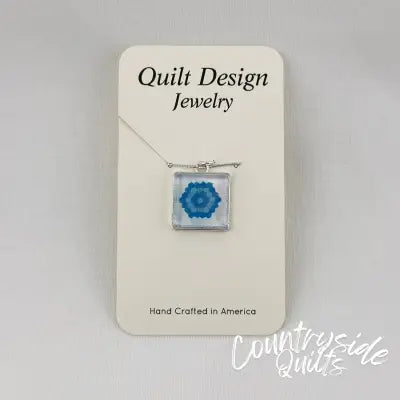 Quilt Pendants Grandma's Flower Garden