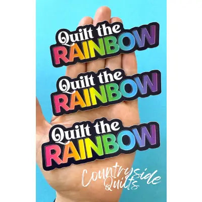 Quilt the Rainbow Stickers 6pk