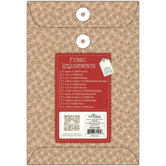 Lori Holt Quilt Seeds™ Pattern Home Town Neighbor No. 6