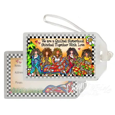 Quilt Sisterhood Luggage Tag