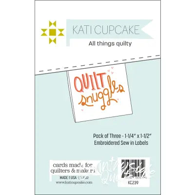 Quilt Snuggles Sew In Label