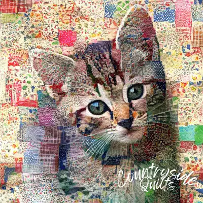 Quilted Tabby Kitten 500pc Puzzle