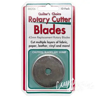 Quilter's Choice Rotary Cutter Blades 45mm 10ct