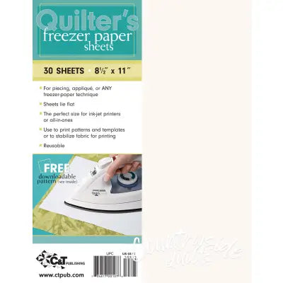 Quilters Freezer Paper 8 1/2 x 11 30 per pack
