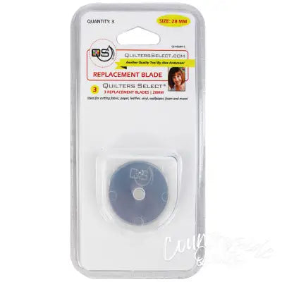 Quilters Select Rotary Blade 28MM 3pk