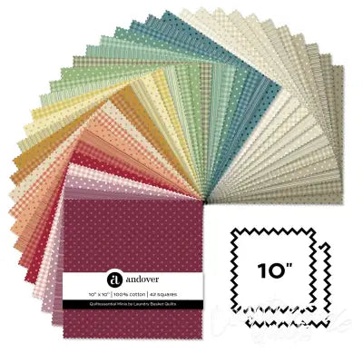 Quiltessential Minis 10 Inch Square 42 Cuts Each