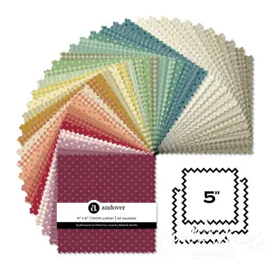 Quiltessential Minis 5 Inch Square 42 Cuts Each