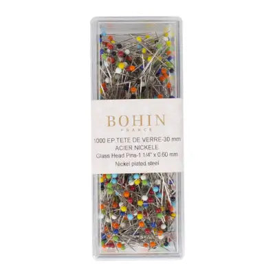 Quilting Glass Head Pin Size 20 - 1 1/4in 1000ct