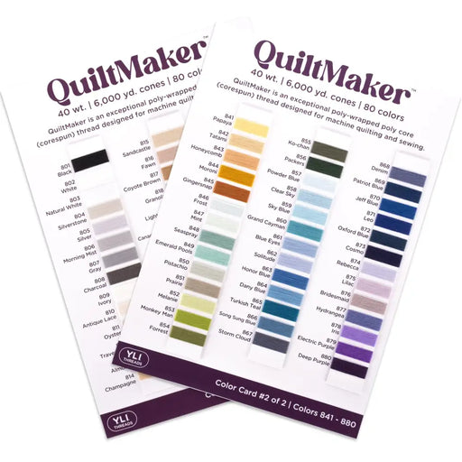 QuiltMaker Color Card Set Thread YLI-1685