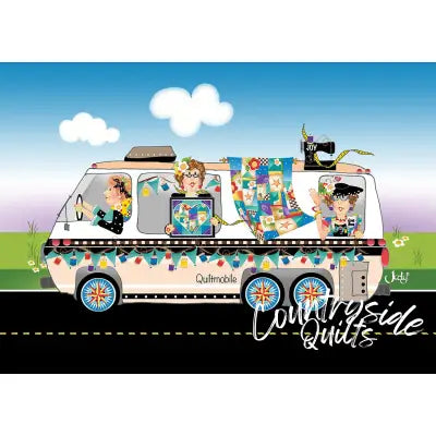 Quiltmobile Greeting Card