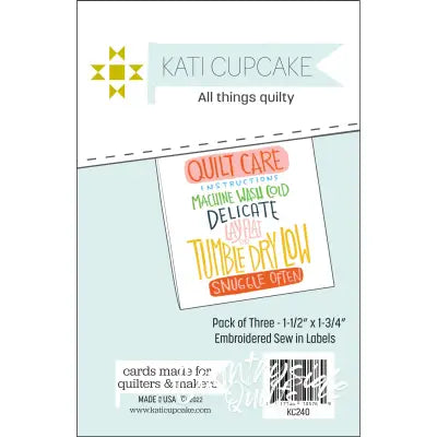 Quilty Instructions Sew In Labels