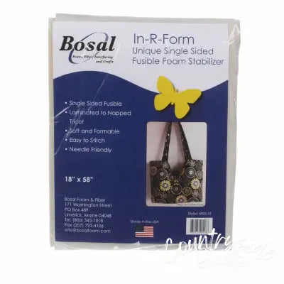 In-R-Form Single Sided Fusible Foam Stabilizer Off White 58in x 18in