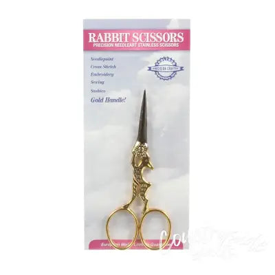 Rabbit Embroidery Scissor 4in