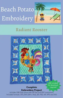 Radiant Rooster Wall Hanging