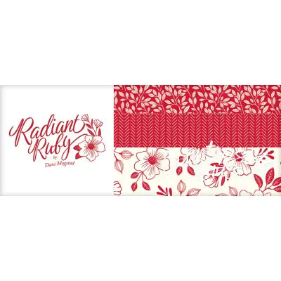 Radiant Ruby 10in Squares, 42pcs