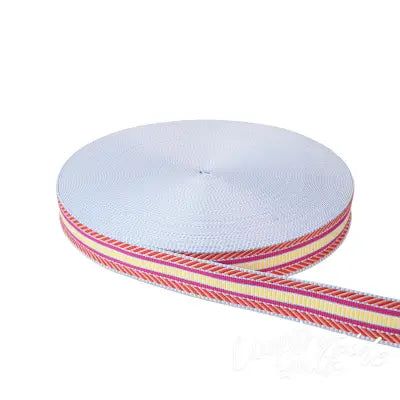 Railroad Track Neon Webbing 1-1/2in x 50 yd