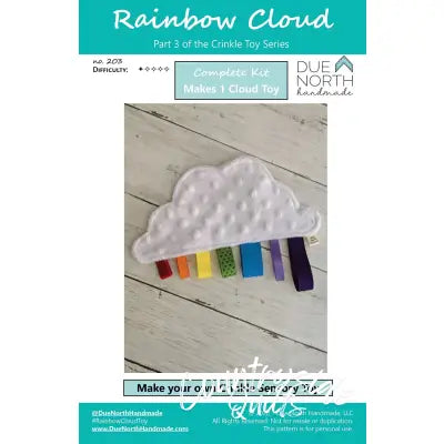Rainbow Cloud Crinkle Toy Kit