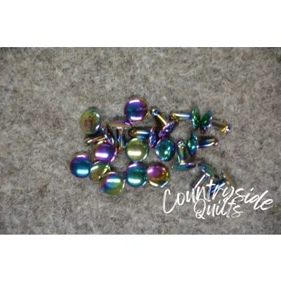 Rainbow Double Rivet Refills 10sets