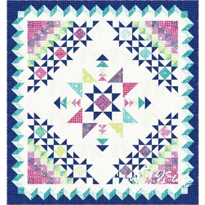 Rainbow Sparkles Quilt Kit (featuring Daisy Dots)