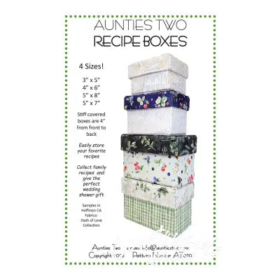 Recipe boxes