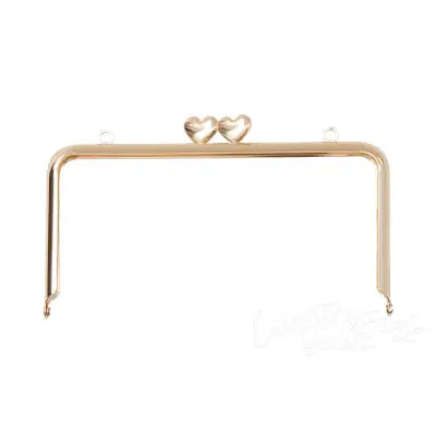 Rectangle Heart Clasp 3-1/4in x 6in Rose Gold