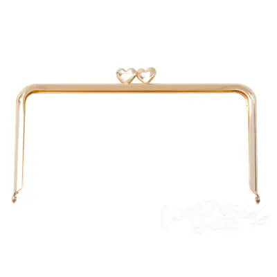 Rectangle Heart Clasp 7in x 3-1/2in Rose Gold