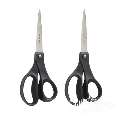 Recycled Performance Scissors 8in Black 2 Pack