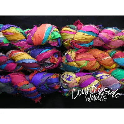 Recycled Silk Sari Ribbon 45-50yd