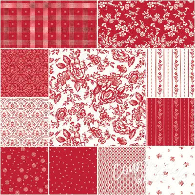 Red Delicious 1 Yard Bundle Red, 10pcs/bundle