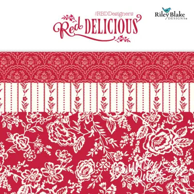 Red Delicious 10in Squares, 42pcs/bundle