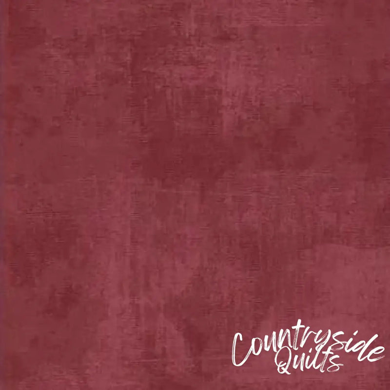Red Dry Brush Wine Cotton Wideback Fabric per yard
