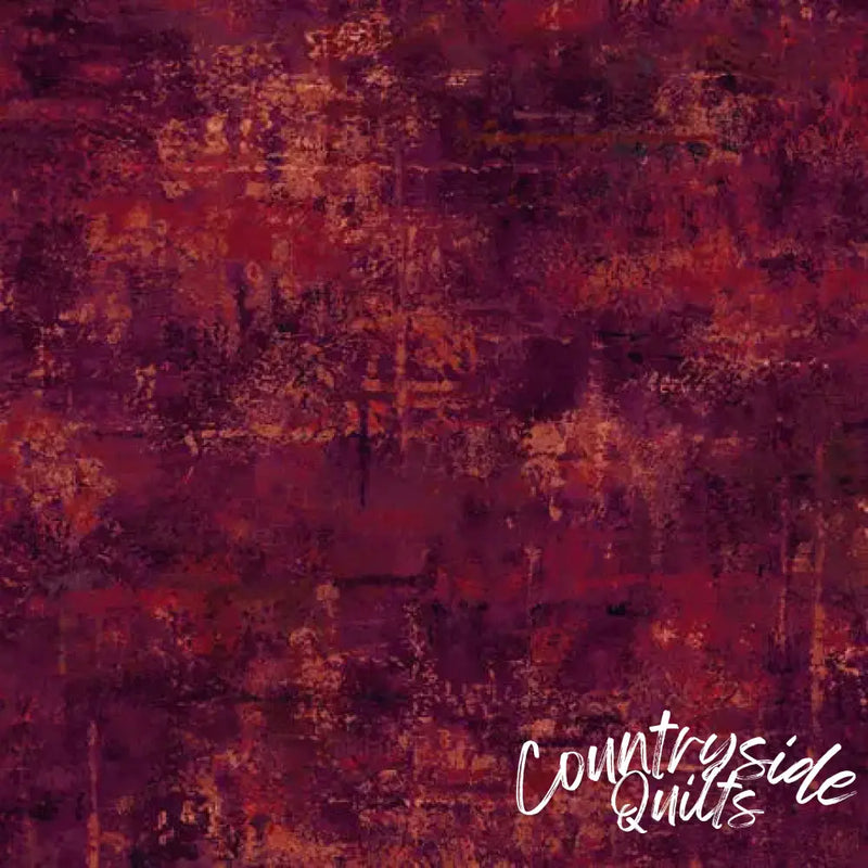 Red Wine Mottled Blender Wideback Cotton Fabric per yard